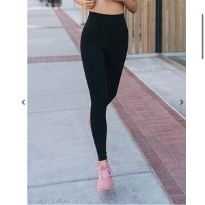 Zyia Active Black Brilliant Hi-rise Legging 28", Size XXS 0